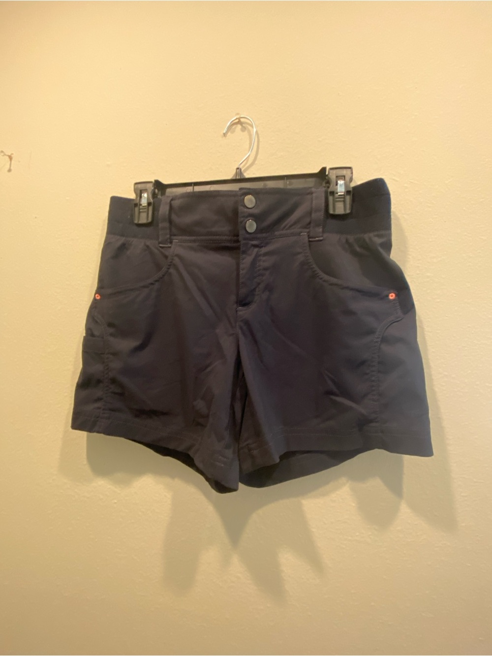 Title nine clamber shorts, navy blue, 6